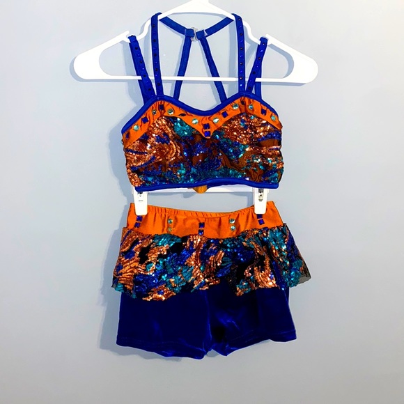 two peice dance costume - Picture 1 of 2